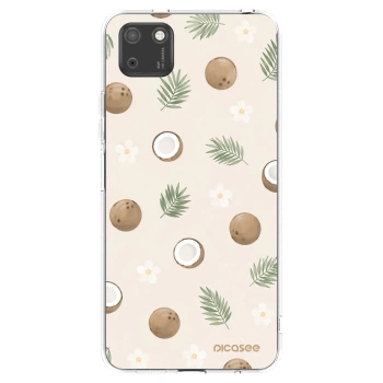 Picasee husă transparentă din silicon pentru Huawei Y5P - Coconut Breeze