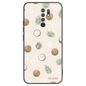 Picasee husă neagră din silicon pentru Xiaomi Redmi 9 - Coconut Breeze