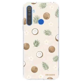 Picasee husă transparentă din silicon pentru Realme 5 - Coconut Breeze