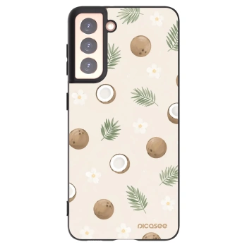 Picasee husă neagră din silicon pentru Samsung Galaxy S21 5G G991B - Coconut Breeze