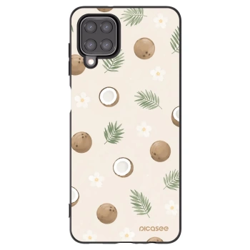 Picasee husă neagră din silicon pentru Samsung Galaxy A12 A125F - Coconut Breeze