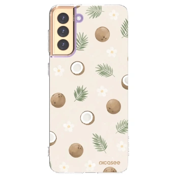 Picasee husă transparentă din silicon pentru Samsung Galaxy S21+ 5G G996F - Coconut Breeze