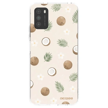 Picasee husă transparentă din silicon pentru Xiaomi Poco M3 - Coconut Breeze