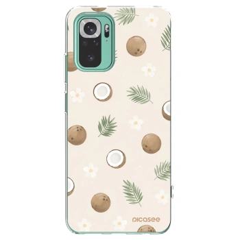 Picasee husă transparentă din silicon pentru Xiaomi Redmi Note 10 Pro - Coconut Breeze