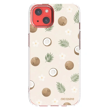 Picasee husă transparentă din silicon pentru Apple iPhone 13 - Coconut Breeze