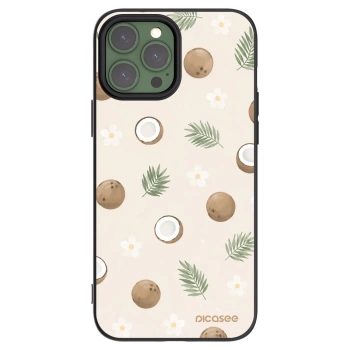 Picasee husă neagră din silicon pentru Apple iPhone 13 Pro Max - Coconut Breeze