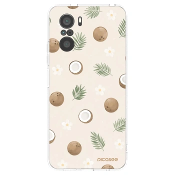 Picasee husă transparentă din silicon pentru Xiaomi Poco F3 - Coconut Breeze