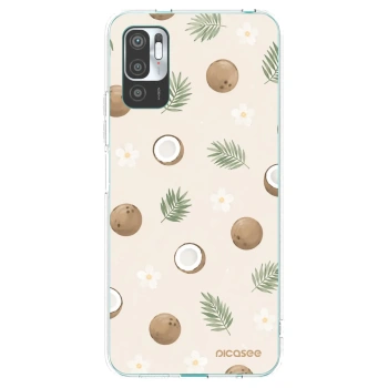 Picasee husă transparentă din silicon pentru Xiaomi Redmi Note 10 5G - Coconut Breeze