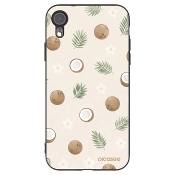 Picasee husă neagră din silicon pentru Apple iPhone XR - Coconut Breeze