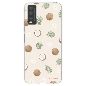 Picasee husă transparentă din silicon pentru Vivo Y20s - Coconut Breeze