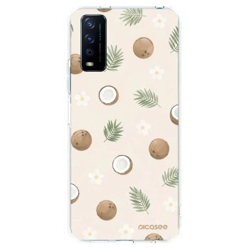 Picasee husă transparentă din silicon pentru Vivo Y11s - Coconut Breeze