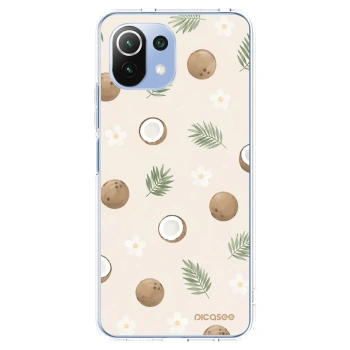 Picasee husă transparentă din silicon pentru Xiaomi 11 Lite 5G NE - Coconut Breeze
