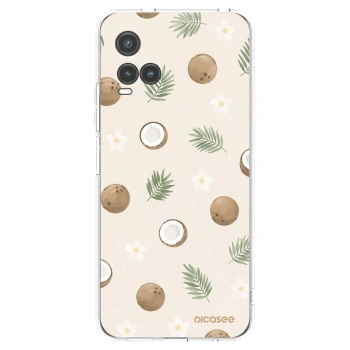 Picasee husă transparentă din silicon pentru Vivo Y33s - Coconut Breeze