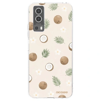 Picasee husă transparentă din silicon pentru Vivo Y72 5G - Coconut Breeze
