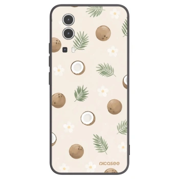 Picasee husă neagră din silicon pentru Vivo Y72 5G - Coconut Breeze