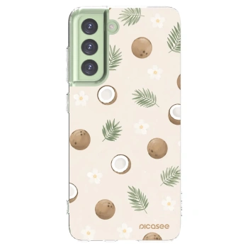 Picasee husă transparentă din silicon pentru Samsung Galaxy S21 FE 5G - Coconut Breeze