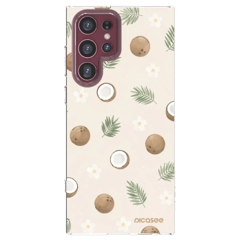 Picasee husă transparentă din silicon pentru Samsung Galaxy S22 Ultra 5G - Coconut Breeze