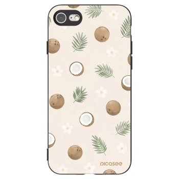 Picasee husă neagră din silicon pentru Apple iPhone SE 2022 - Coconut Breeze