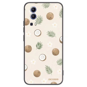 Picasee husă neagră din silicon pentru Vivo Y52 5G - Coconut Breeze