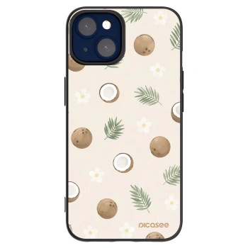 Picasee husă neagră din silicon pentru Apple iPhone 14 - Coconut Breeze