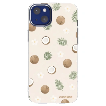 Picasee husă transparentă din silicon pentru Apple iPhone 14 Plus - Coconut Breeze