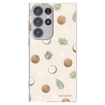 Picasee husă transparentă din silicon pentru Samsung Galaxy S23 Ultra 5G - Coconut Breeze