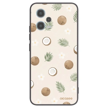 Picasee husă neagră din silicon pentru Xiaomi Redmi Note 12 5G - Coconut Breeze