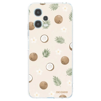 Picasee husă transparentă din silicon pentru Xiaomi Redmi Note 12 5G - Coconut Breeze