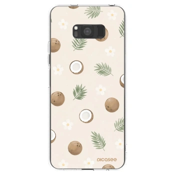 Picasee husă transparentă din silicon pentru Samsung Galaxy S8 G950F - Coconut Breeze
