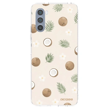 Picasee husă transparentă din silicon pentru Motorola Moto G62 - Coconut Breeze