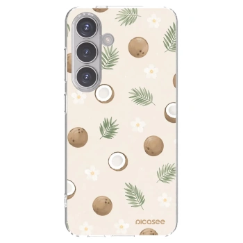 Picasee husă transparentă din silicon pentru Samsung Galaxy S24 S921B 5G - Coconut Breeze