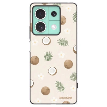 Picasee husă neagră din silicon pentru Xiaomi Redmi Note 13 5G - Coconut Breeze