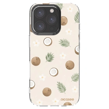 Picasee husă transparentă din silicon pentru Apple iPhone 16 Pro - Coconut Breeze