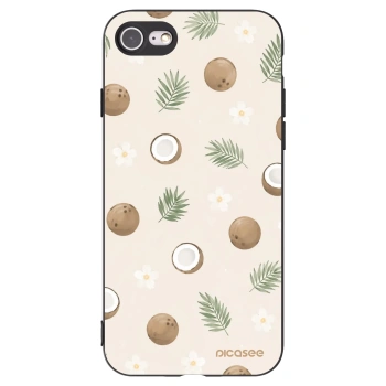 Picasee husă neagră din silicon pentru Apple iPhone 8 - Coconut Breeze