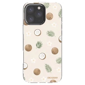 Picasee husă transparentă din silicon pentru Apple iPhone 16 Pro Max - Coconut Breeze