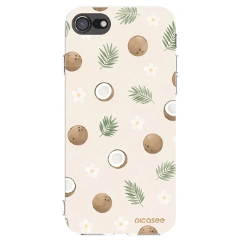 Picasee husă transparentă din silicon pentru Apple iPhone 7 - Coconut Breeze