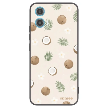 Picasee husă neagră din silicon pentru Motorola Moto G34 5G - Coconut Breeze