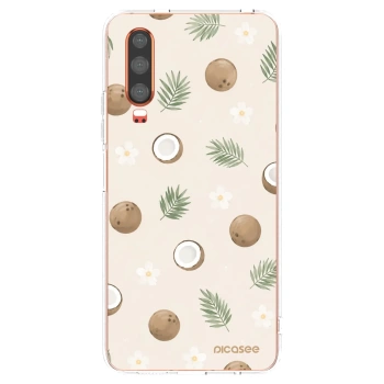 Picasee husă transparentă din silicon pentru Huawei P30 - Coconut Breeze
