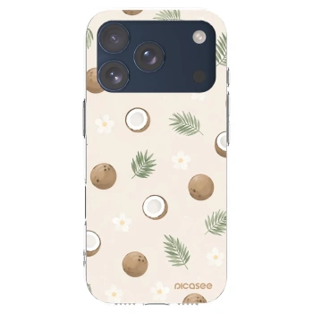 Picasee husă transparentă din silicon pentru Apple iPhone 17 Pro - Coconut Breeze