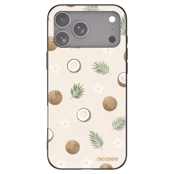 Picasee husă neagră din silicon pentru Apple iPhone 17 Pro Max - Coconut Breeze