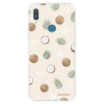 Picasee husă transparentă din silicon pentru Huawei Y6 2019 - Coconut Breeze