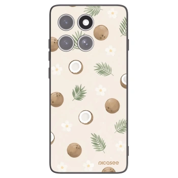 Picasee husă neagră din silicon pentru Motorola Edge 60 Pro - Coconut Breeze