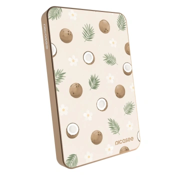 Powerbank cu MagSafe 5 000 mAh cu design propriu De aur - Coconut Breeze