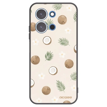 Picasee husă neagră din silicon pentru Xiaomi Redmi 15C 4G - Coconut Breeze
