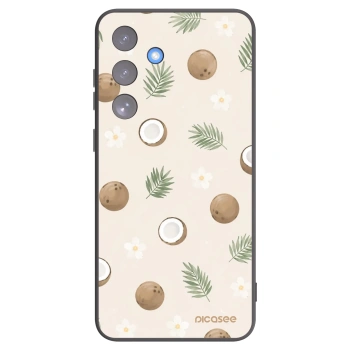 Picasee husă neagră din silicon pentru Samsung Galaxy S25 FE 5G - Coconut Breeze