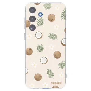 Picasee husă transparentă din silicon pentru Samsung Galaxy S25 FE 5G - Coconut Breeze