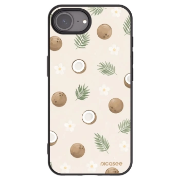 Picasee husă neagră din silicon pentru Apple iPhone 17e - Coconut Breeze