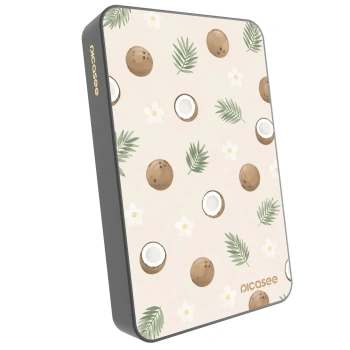 Picasee Powerbank cu MagSafe 10 000 mAh Gri - Coconut Breeze