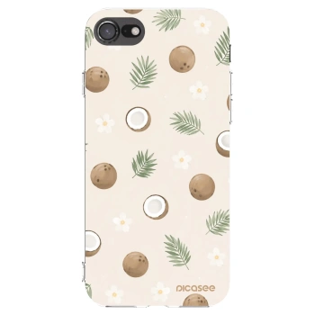 Picasee husă transparentă din silicon pentru Apple iPhone 8 - Coconut Breeze