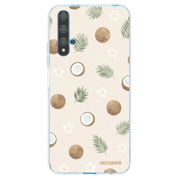 Picasee husă transparentă din silicon pentru Huawei Nova 5T - Coconut Breeze
